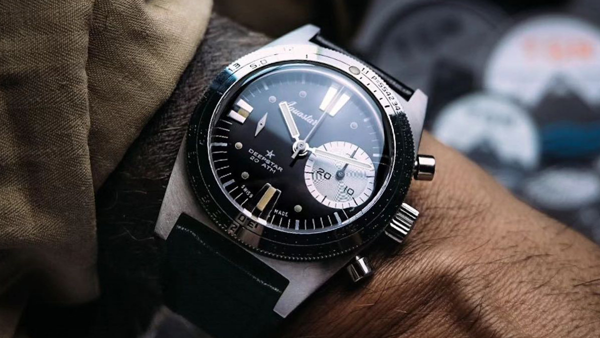 AQUASTAR（アクアスター）｜特許技術で海と向き合い続けたスイス・ダイバーズの先駆者