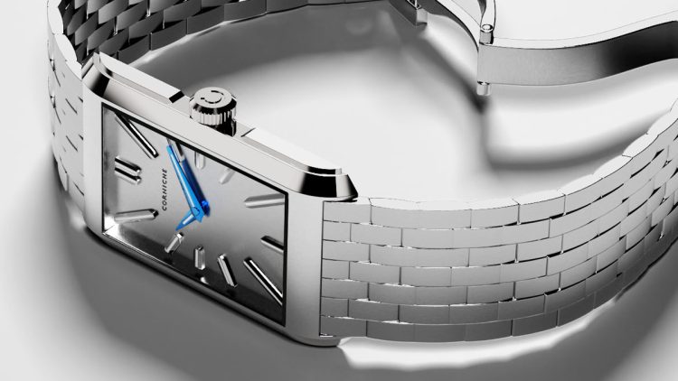 CORNICHE（コーニッシュ） Visionnaire ブランド初となるレクタングルケースを採用した意欲作