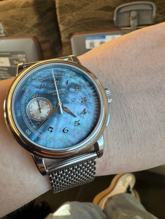 世界250本限定　コーニッシュ ヘリテージ クロノグラフ ノクターン II CORNICHE / コーニッシュ ［世界250本限定］HMS WatchStore × CORNICHE