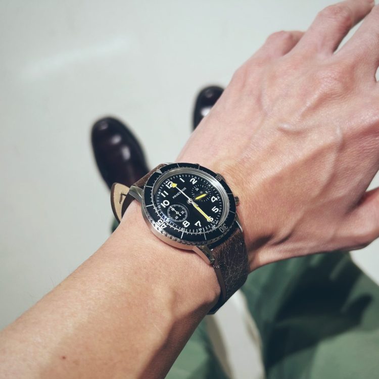 Praesidus / プレジダス Type H-75 Brown Leather メンズ腕時計 | H