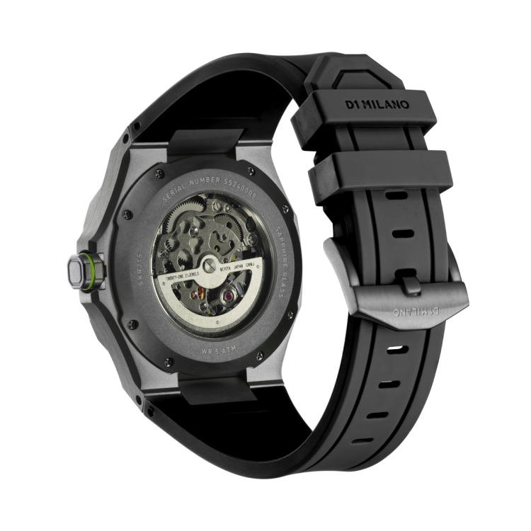 H*H様 D1ミラノ　マットブラック時計 D1ミラノ ポリカーボン・シャドー PCBJ10 (マットブラック